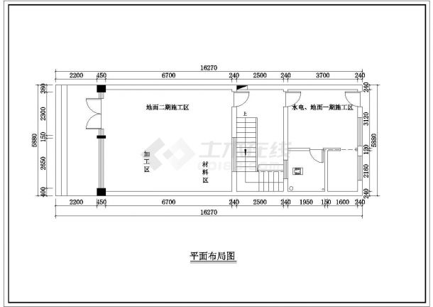 某地中国联通营业厅装饰设计施工图-图一