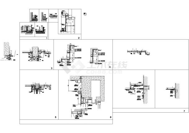 香格里拉公寓标准层样板房装修设计施工图-图二