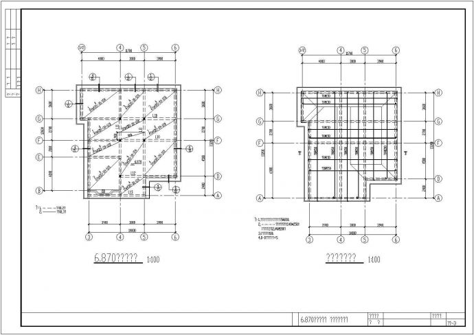 某处别墅结构建筑CAD设计施工图纸_图1