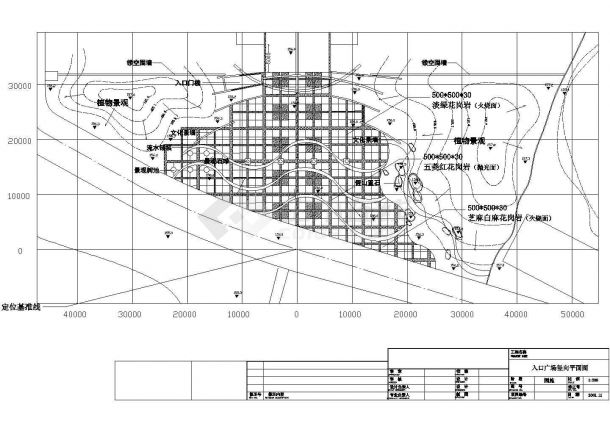 某地一整套时代广场景观设计说明施工图-图一