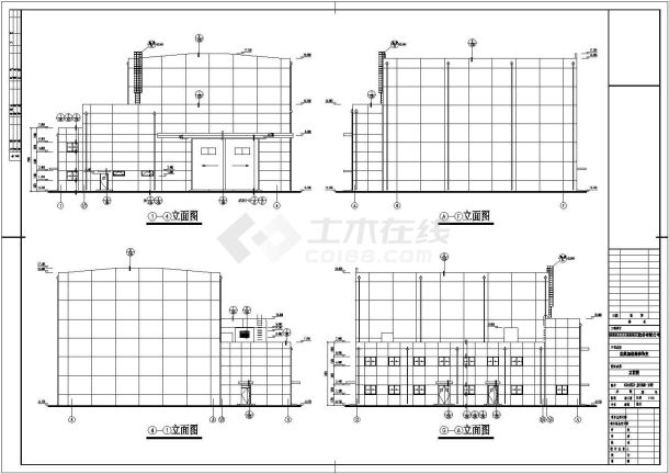 [北京]某探伤室项目建筑施工设计图-图二