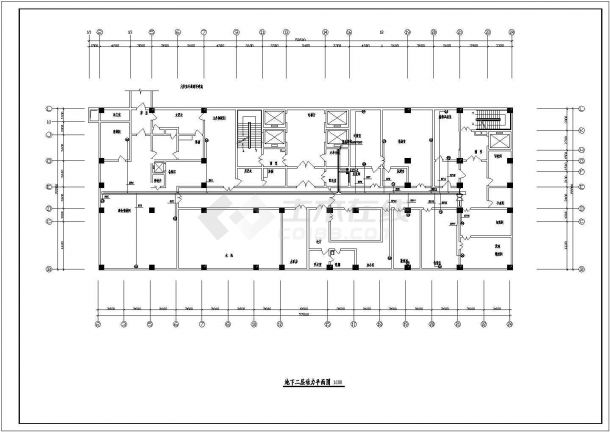 综合楼布线系统设计方案及施工全套CAD图纸-图一