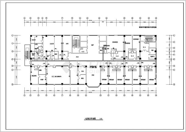 综合楼布线系统设计方案及施工全套CAD图纸-图二