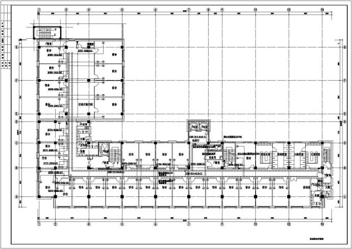 北京某医院弱电系统设计方案全套CAD详图_图1