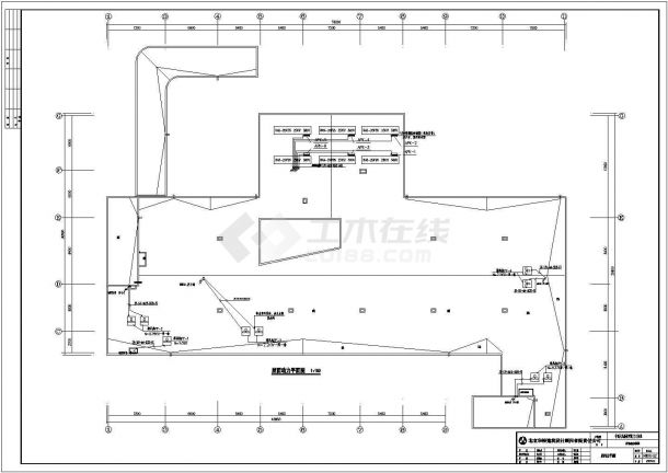 传染病房楼电气设计方案及施工全套CAD图纸-图二