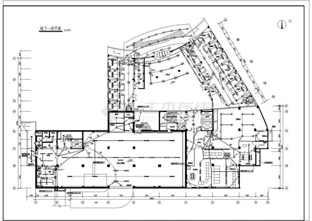 门诊综合楼电气设计方案施工全套CAD图纸-图二