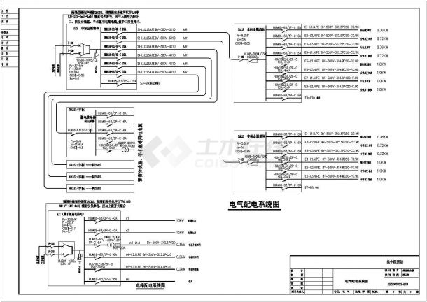 某广西县级中医医院电气设计施工全套图纸-图二