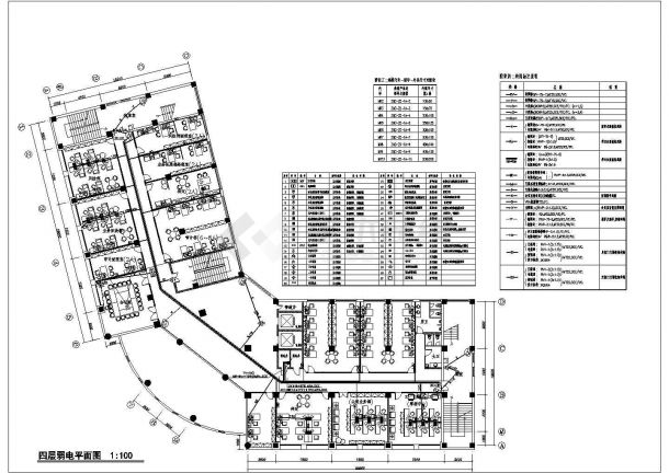 酒店弱电消防设计方案及施工CAD图纸-图二