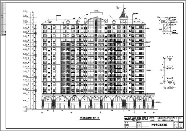 某地18层框架结构住宅建筑施工图-图一