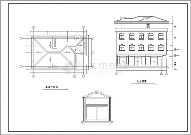 某地4层半框架结构住宅楼建筑设计施工图-图一