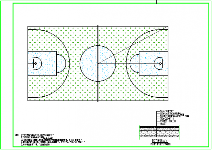 标准篮球场尺寸及场面做法_图1