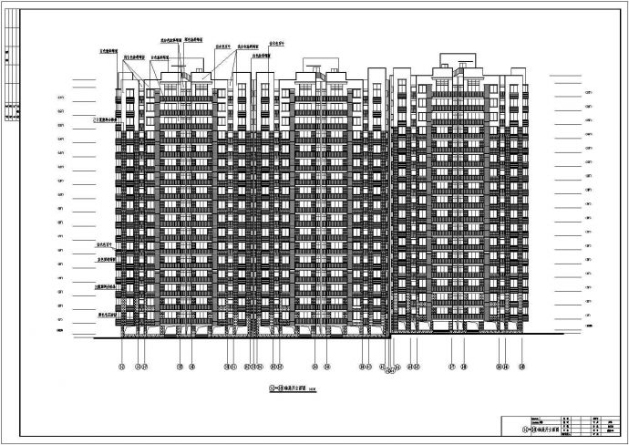 【长沙】某住宅小区框架结构高层住宅建筑设计施工图_图1