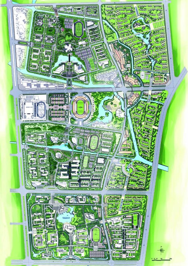常德市大学城规划图图片