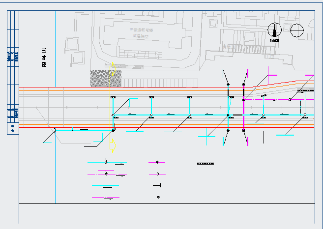 双水路（机场路-三才泾）道路工程（总承包）图纸_图1