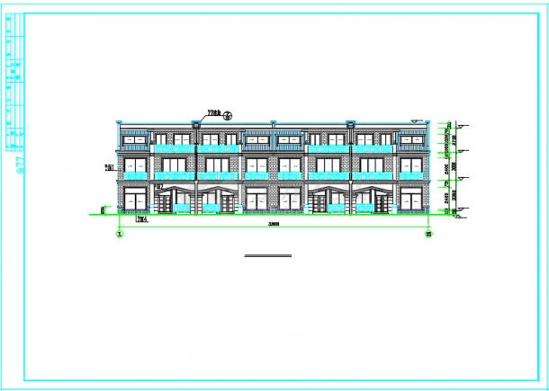 某金地房屋开发公司11#楼建筑设计施工图-图二