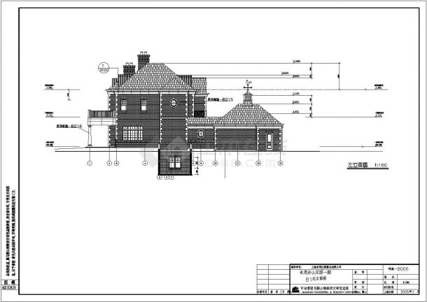 某现代风格别墅全套建筑CAD设计施工图-图一