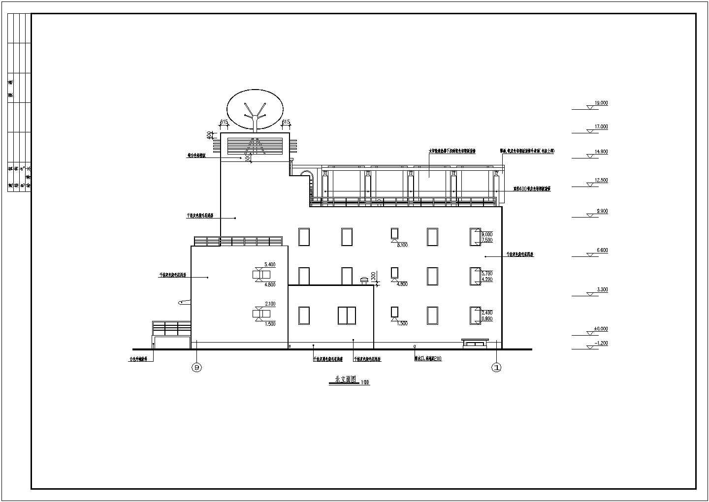 某地三层超级节能别墅建筑设计施工图