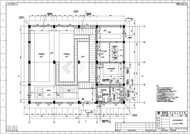 生活污水处理站建筑工程设计施工图纸-图二