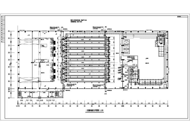  Construction drawing of ventilation and dust removal design of a foundry workshop on the second floor - Figure 2