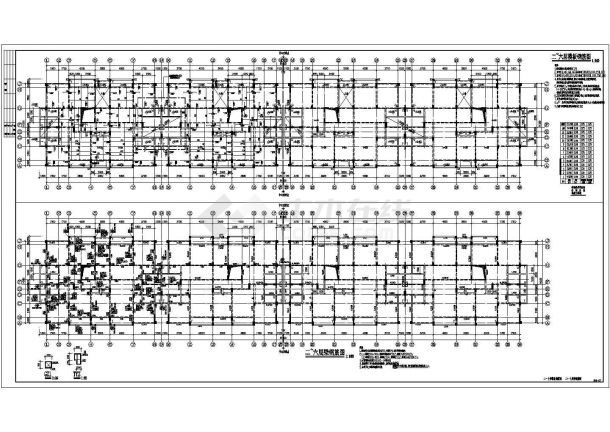 北海某小高层12层住宅结构施工图-图一