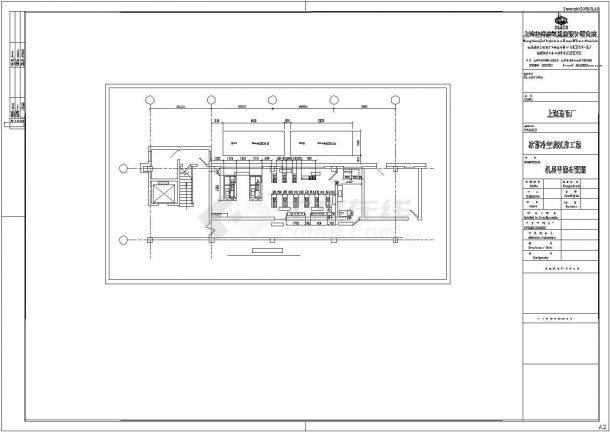上海造币厂冰蓄冷系统机房设计图纸-图二
