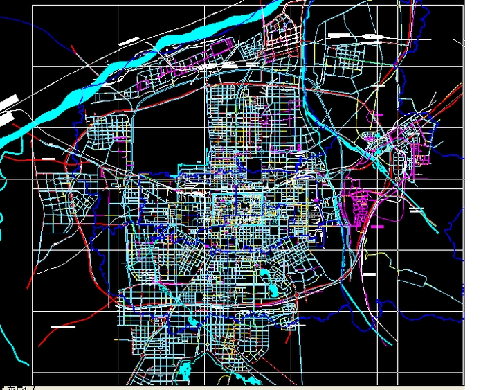 西安市区所有道路的cad 图纸