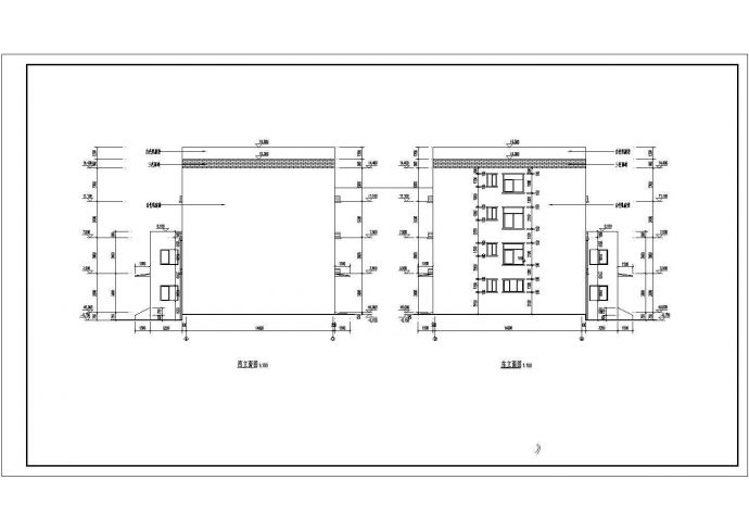 某地办公楼整套建筑CAD设计施工图纸_图1
