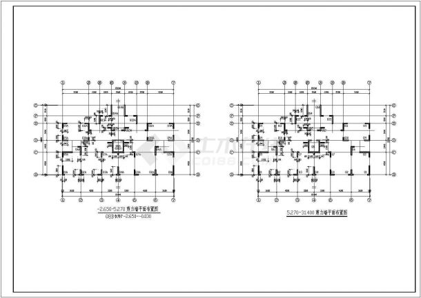 工业工厂区办公楼全套电气设计施工CAD图-图二