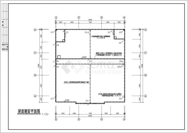 酒店电气设计方案及施工方案全套CAD详图-图二