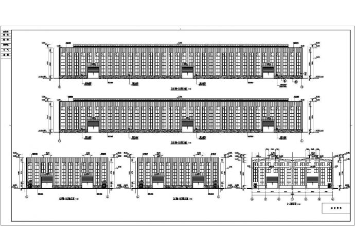某市环保节能型电力设备生产厂房建筑施工图_图1