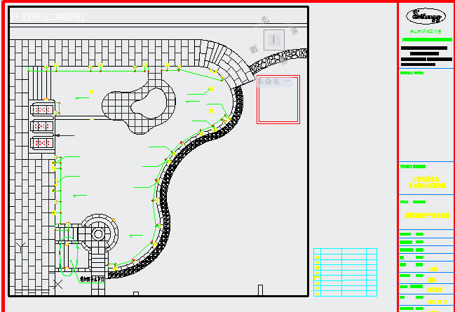 海南三亚别墅泳池设计施工图