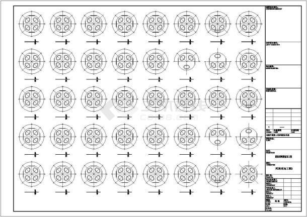  Construction drawing of roof grid structure of a natatorium in Liaoning - Figure 1