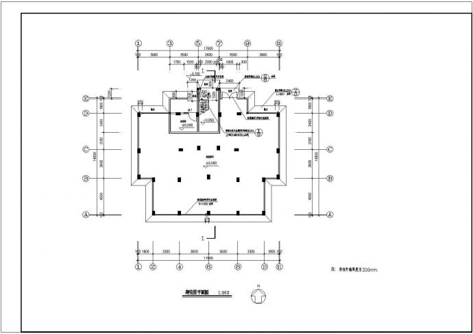 8层复式1梯2户普通住宅楼设计CAD图纸_图1