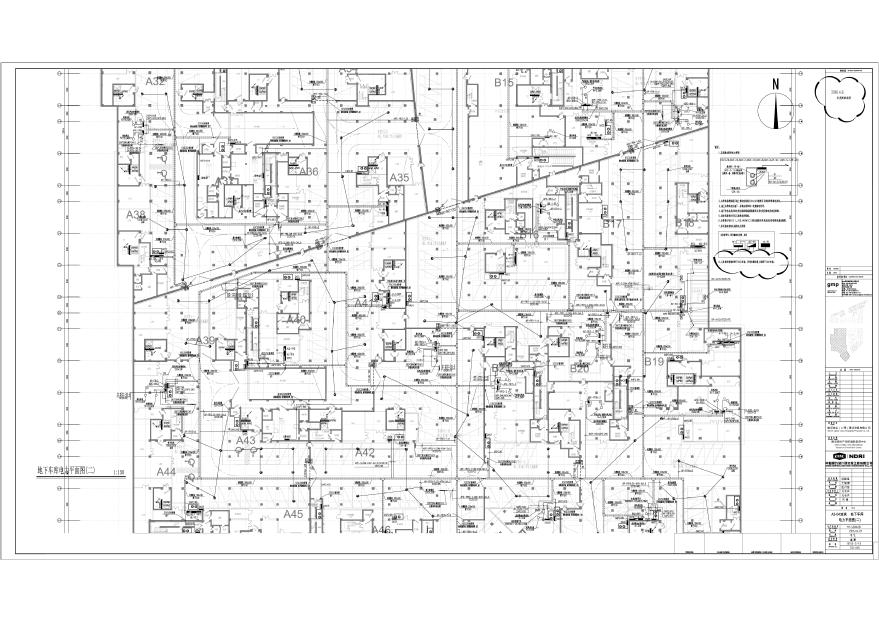 DQ- 005-A3-04 地块地下车库电力平面图 ( 二 ).pdf-图一