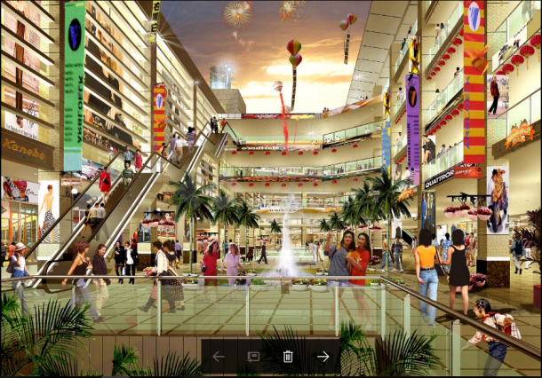 商业街及购物中心设计鸟瞰(共2张)-图一