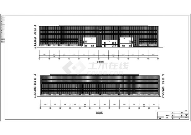 某炼钢厂单层钢结构车间建筑设计施工图-图二