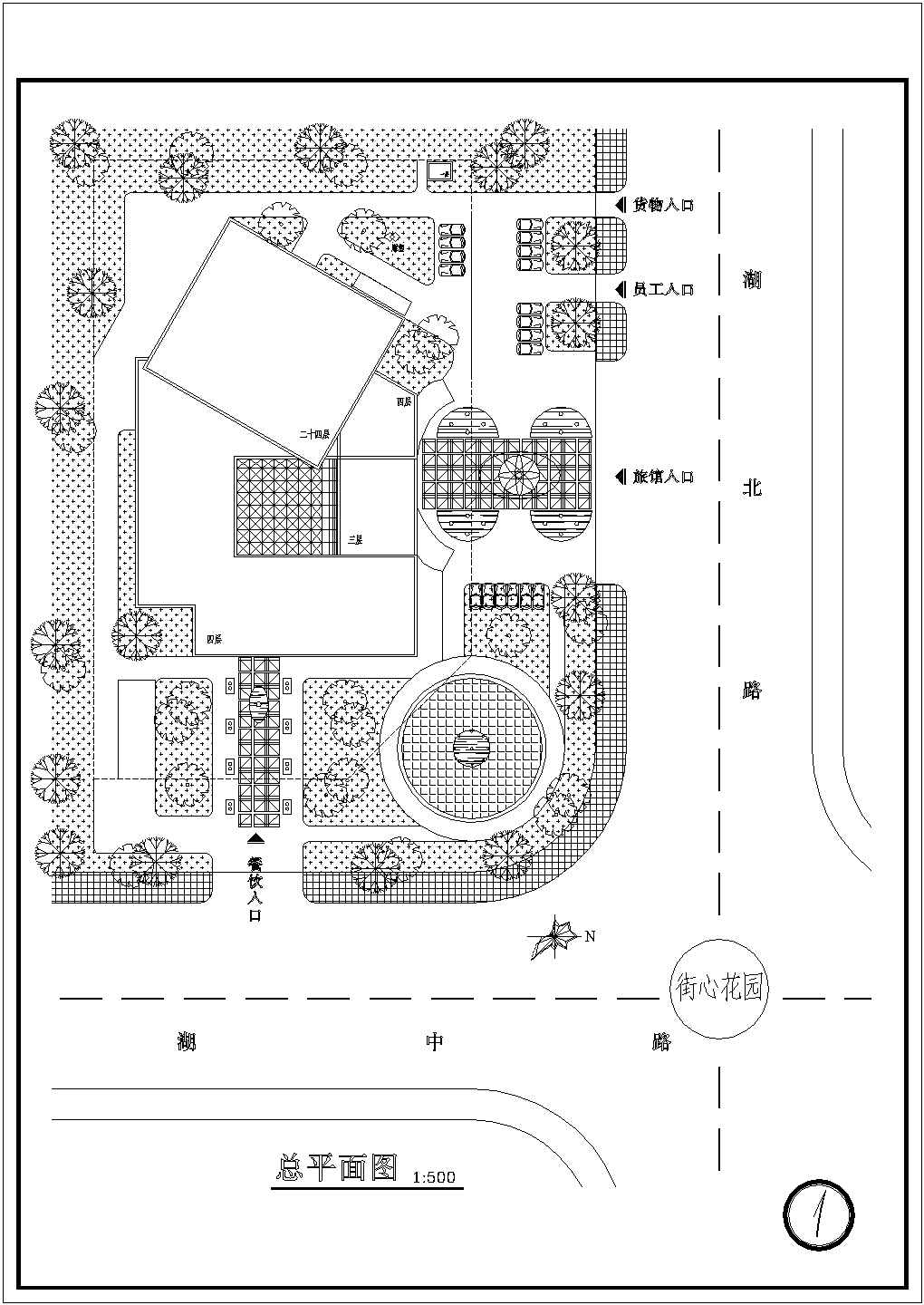 宾馆酒楼建筑结构施工全套方案设计图