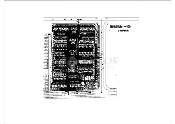 河北某著名小区园林管网施工说明图纸-图一