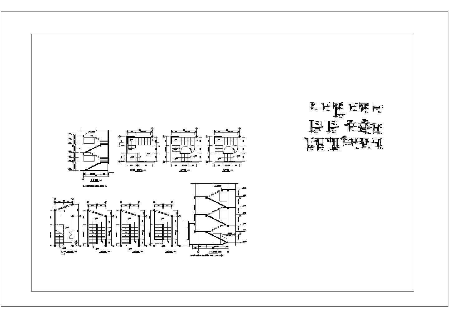  3层幼儿园建筑面方案cad设计图
