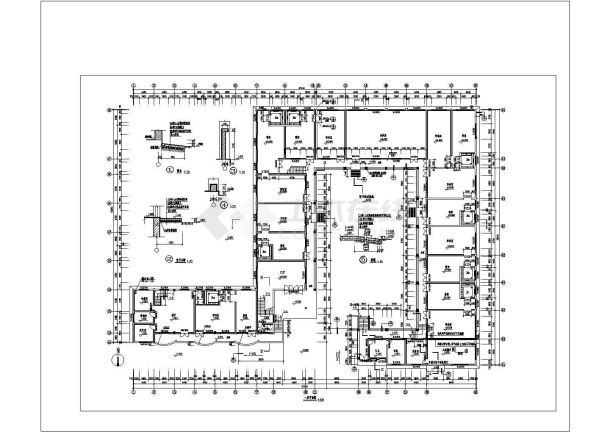  二层2567.5平米幼儿园cad全套方案设计图-图一