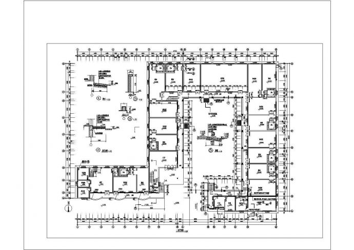  二层2567.5平米幼儿园cad全套方案设计图_图1
