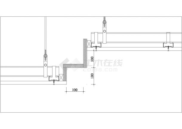 常用天棚吊顶建筑设计CAD施工图-图一