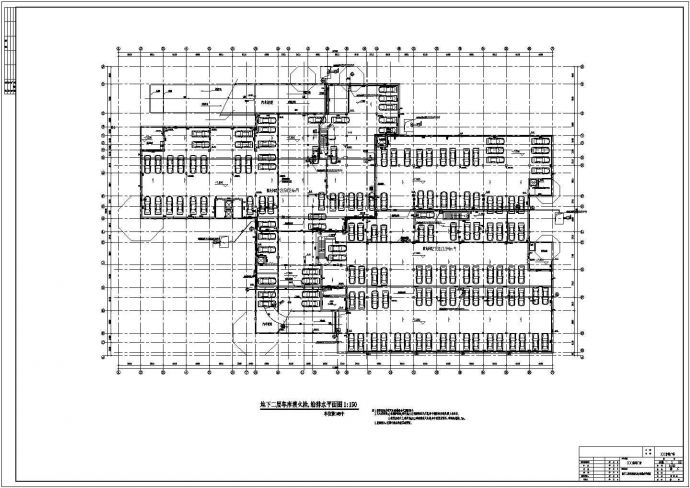 某休闲广场消防及排水系统设计施工图纸_图1
