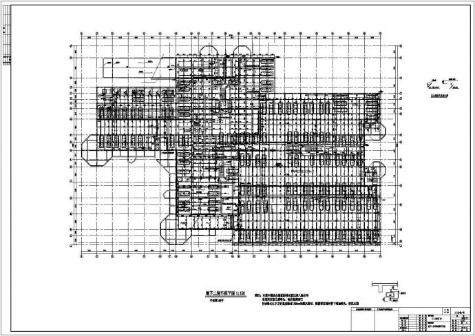 某休闲广场自动喷淋系统设计施工图纸_图1