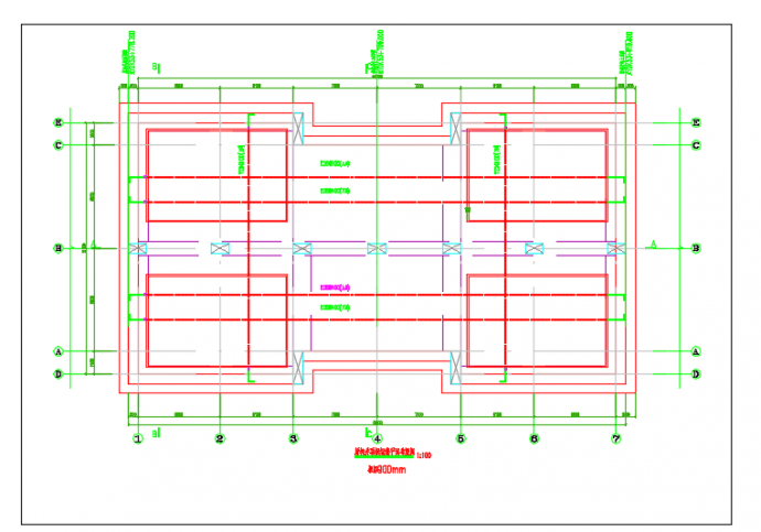 某工程盾构井钢结构cad设计施工详图_图1