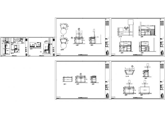 大连某咖啡厅室内装修设计CAD施工图_图1