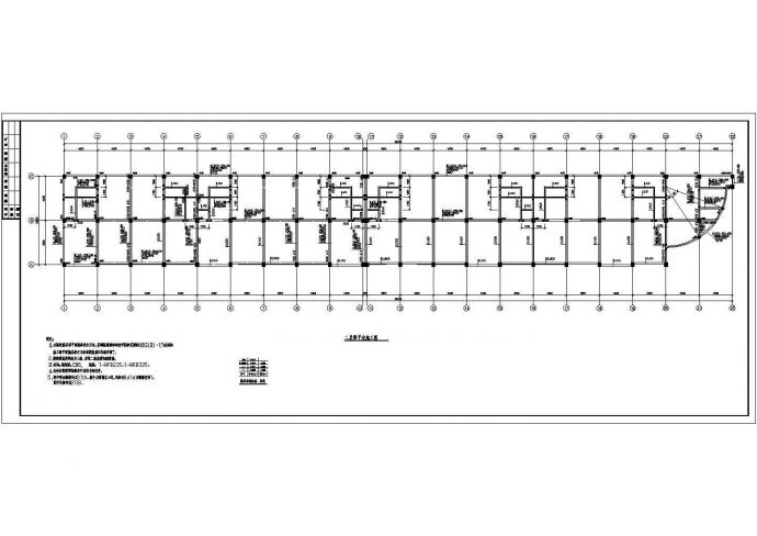 经典复式框架结构住宅楼结构设计施工图_图1