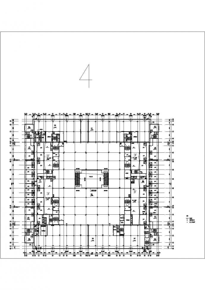 大型超市建筑结构施工设计方案图纸_图1