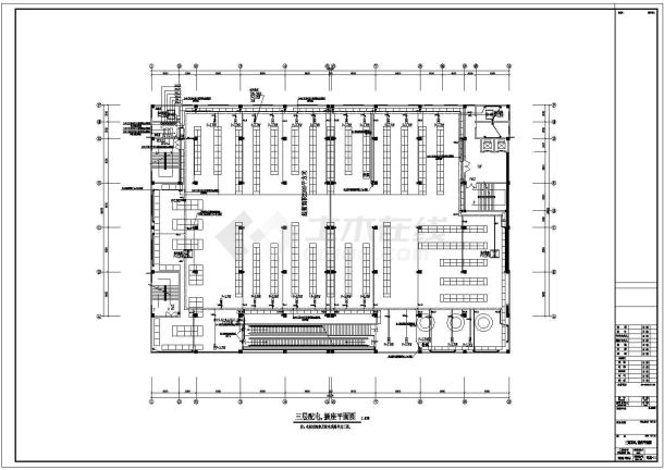 购物商场全套电气设计施工平面CAD图-图二
