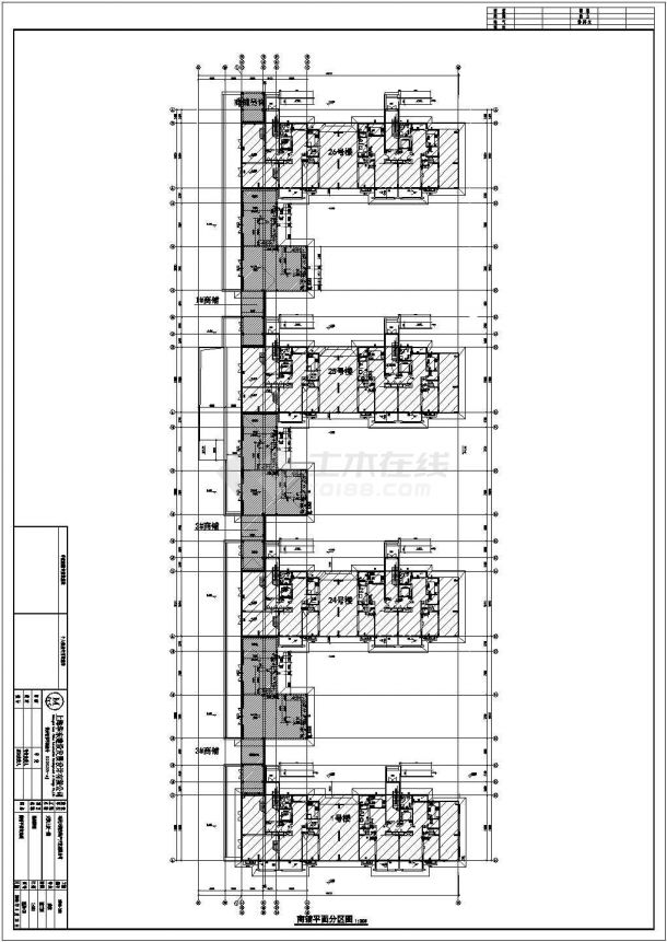 某地2层框架结构综合商业建筑设计施工图-图二